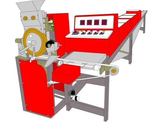 C Tipi Yarı Otomatik Küp Şeker Makinesi