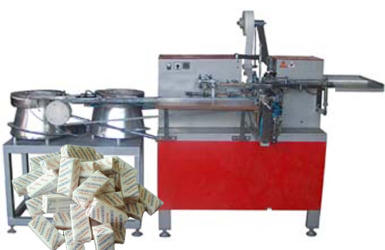 İkili Küp Şeker Sargı Makinesi